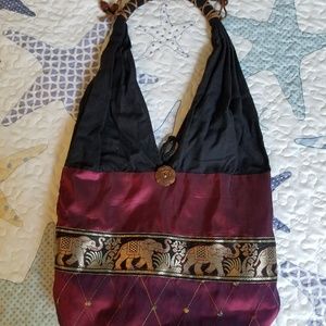 Boho/Exotic Purple Purse, Great for Nights Out!